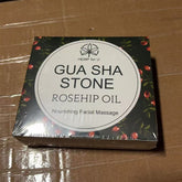 Gua Sha Massage Tools & Rosehip Oil In One Set, 