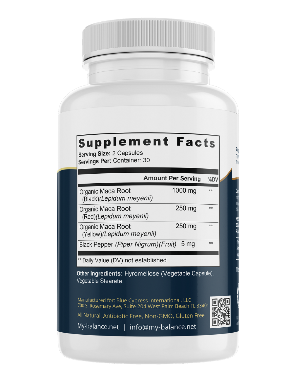Organic MACA Root Capsules